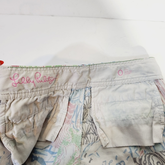 4x$25 Lilly pulitzer vintage  summer shorts size 0 low waist - Picture 10 of 10